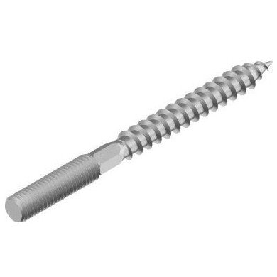 Anchoring screw M10 x 80mm - Stainless steel A2