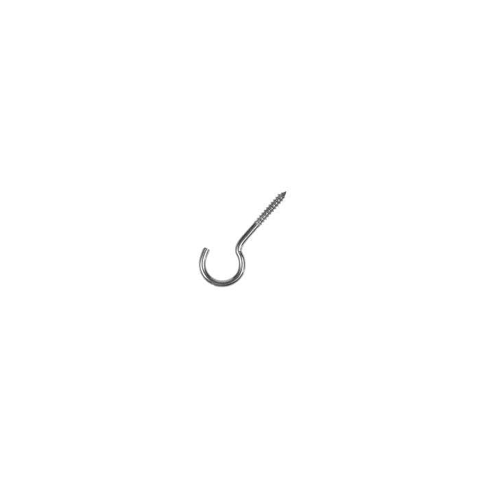 Screw hook 50mm - Stainless steel A2