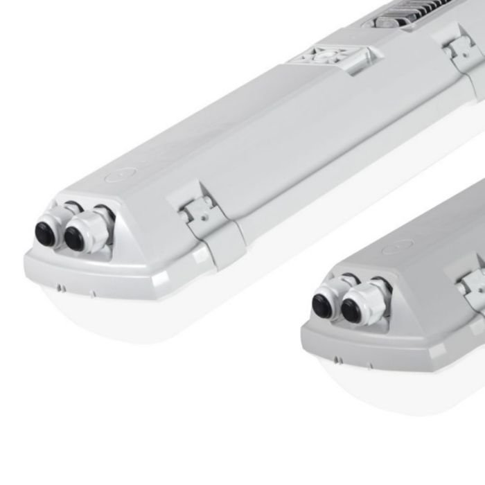 GRIPEN HEAT LED ARMATUR 51W/1200mm 4000K - 8190lm - DALI Dæmpbar - IP66 Gennemfortrådet