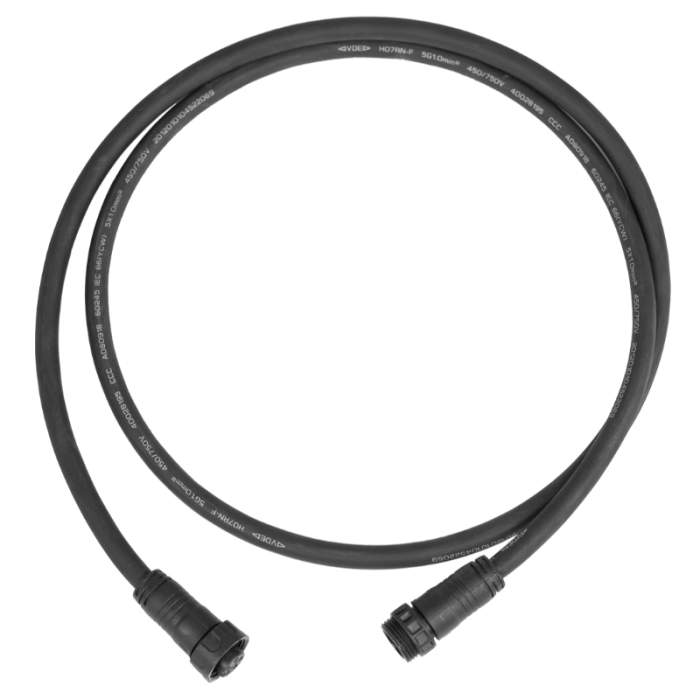 RNS P&P5 Systemkabel™ - Stahlgewebe - 5G 1,5mm² Dim+/- 150cm (weiblich/männlich)