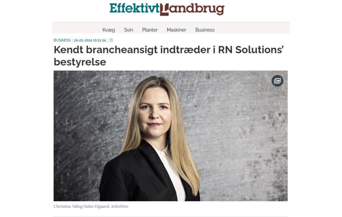 Kendt brancheansigt indtræder i RN Solutions’ bestyrelse
